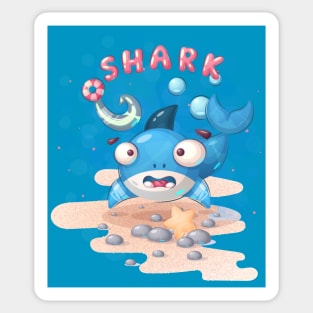 Sweet Baby Shark Sticker